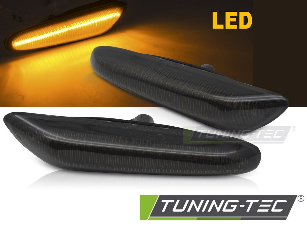Semnalizatoare laterale LED SMOKE pentru BMW E46 / E60 / E87 / E90 - KBBM66