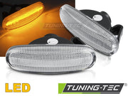 Semnalizatoare laterale WHITE LED SEQ pentru FIAT PUNTO / PANDA / ... - KBFI03