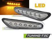 Semnalizatoare laterale cu LED CHROM BMW E46 09.01-03.05 - KBBM30