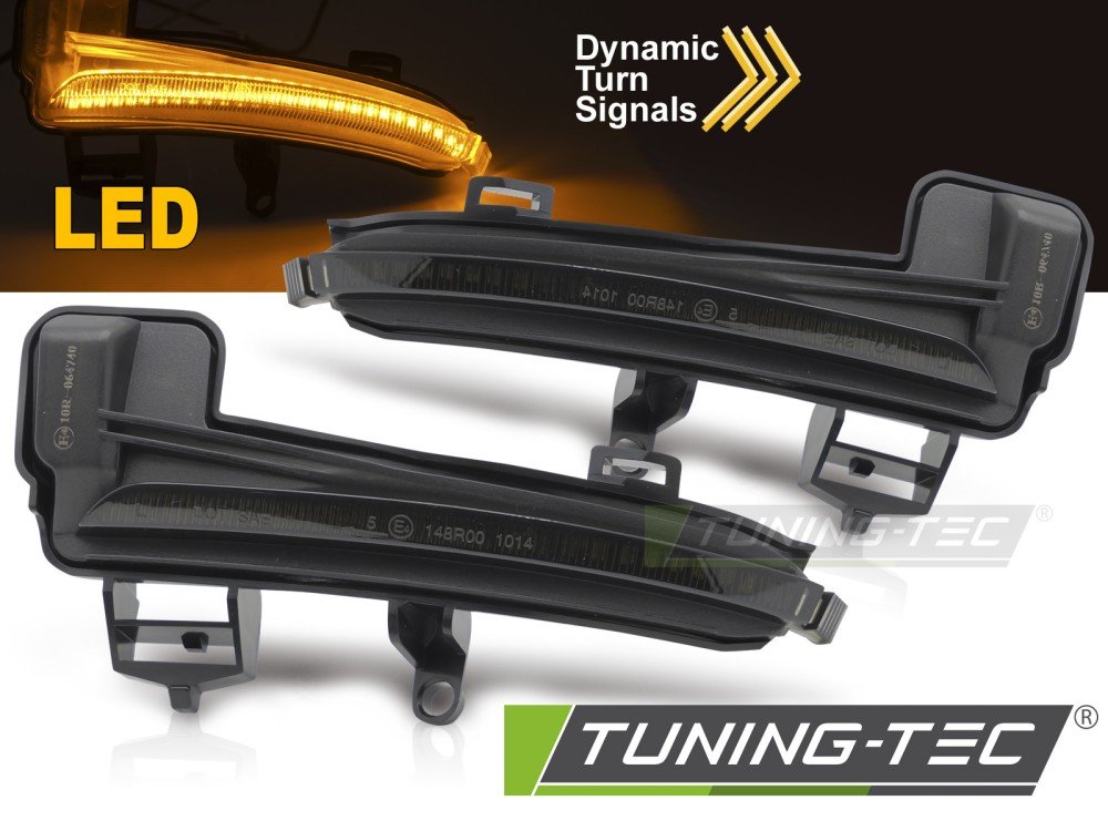 Semnalizatoare oglinda SMOKE LED SEQ pentru SKODA SUPERB III 15-18 - KBSK05