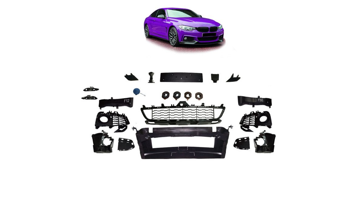 Set accesorii bara fata BMW Seria 4 F32 F33 F36, accesorii bara fata - AM-BPABM0024