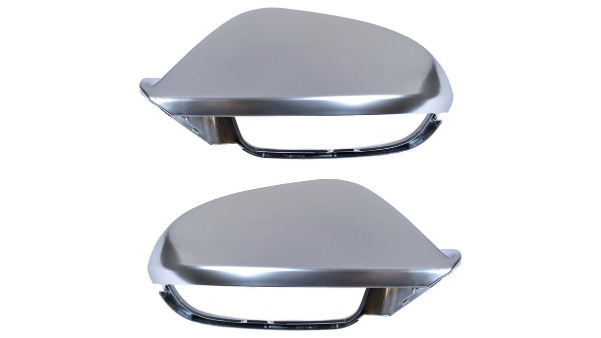 Set capace oglinda Audi A6 C7 Allroad argintiu mat - AM-MCOAU0008