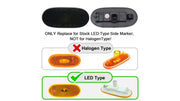 Set semnalizatoare LED negre fumurii pentru Mercedes-Benz Sprinter W906 si VW Crafter - AM-SINWW0006