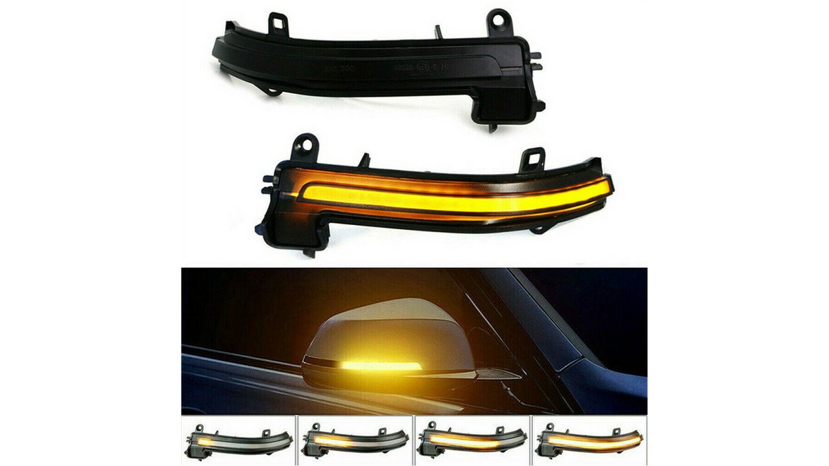 Set semnalizatoare dinamice LED laterale BMW Seria 1 F20 F21, Seria 2 F22 F23 F87, Seria 3 F30 F31, - AM-MINBM0001