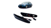 Set semnalizatoare laterale dinamice LED negre BMW Seria 3 E90 E91 - AM-SINBM0002