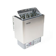 Soba inox sauna privata, incalzitor electric sauna Waincris Elite 4,5kW cu panou de comanda incorporat