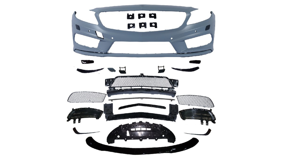 Spoiler bara fata Mercedes-Benz A-Class W176 cu PDC si SRA - AM-BUMMB0004