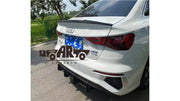 Spoiler lip portbagaj Audi A3 8Y, finisaj Gloss Black - AM-TSPAU0041