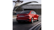 Spoiler lip portbagaj Audi A3 8Y, finisaj Gloss Black, tuning exterior - AM-TSPAU0027