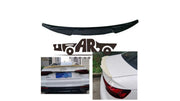 Spoiler lip portbagaj Audi A4 B9, finisaj Gloss Black, tuning exterior - AM-TSPAU0030
