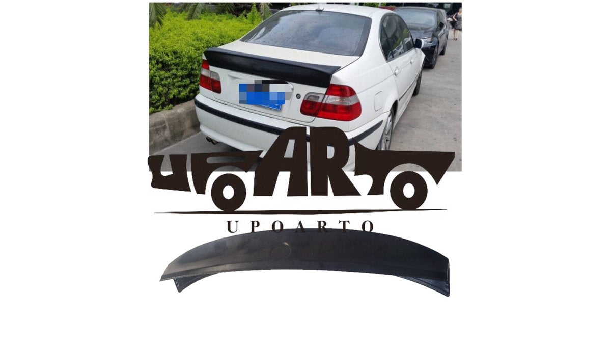 Spoiler lip portbagaj BMW Seria 3 E46, finisaj Gloss Black - AM-TSPBM0020