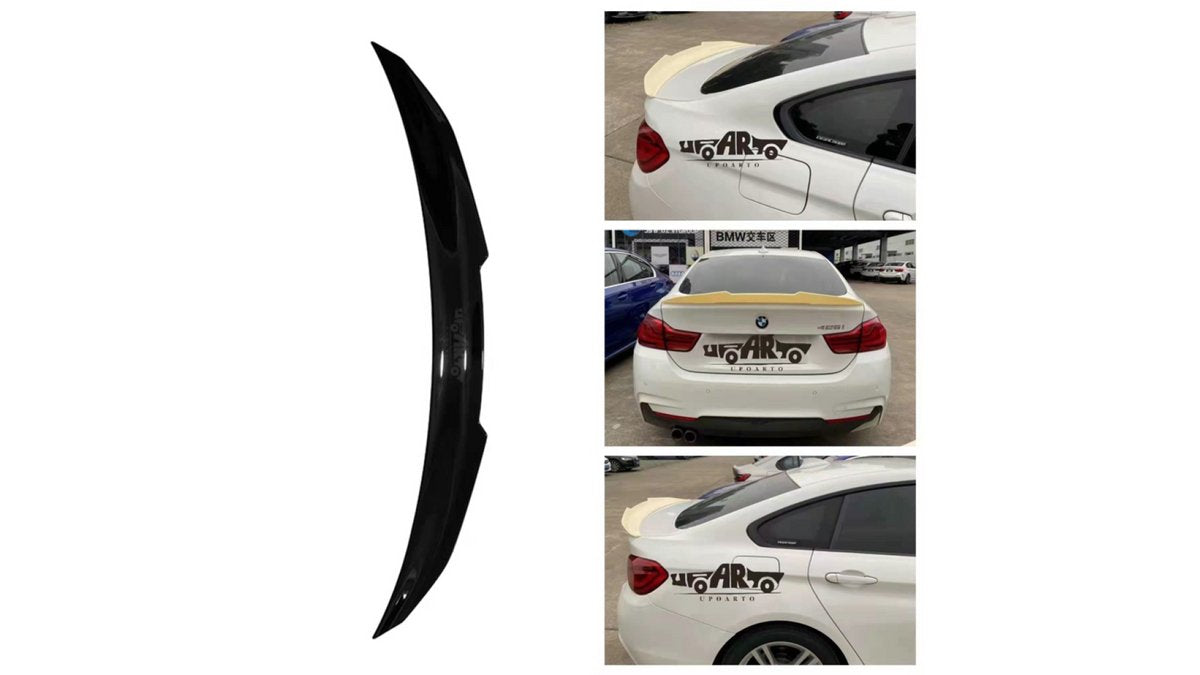 Spoiler lip portbagaj BMW Seria 4 F36, finisaj Gloss Black - AM-TSPBM0058