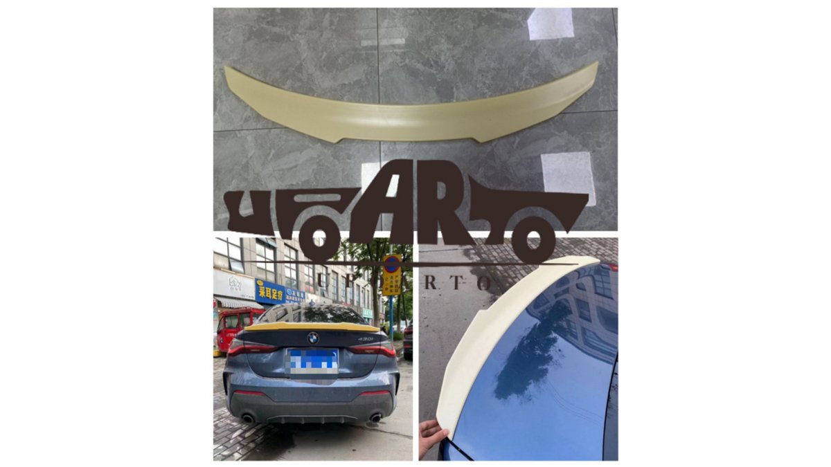 Spoiler lip portbagaj BMW Seria 4 G22, finisaj Gloss Black - AM-TSPBM0038