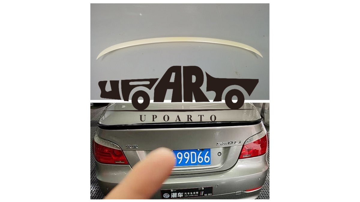 Spoiler lip portbagaj BMW Seria 5 E60, negru lucios (Gloss Black) - AM-TSPBM0041