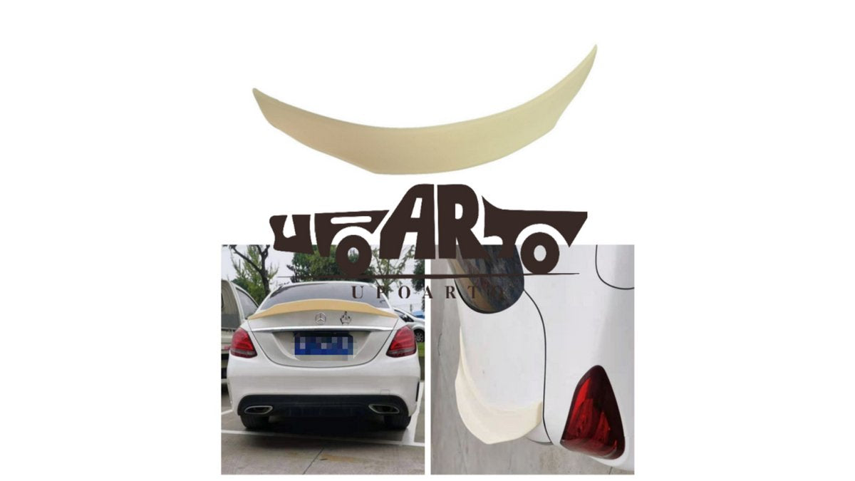 Spoiler lip portbagaj Mercedes-Benz Clasa C W205, negru lucios (Gloss Black) - AM-TSPMB0007