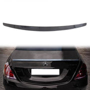 Spoiler lip portbagaj Mercedes-Benz S-Class W222 look carbon, tuning exterior sedan - PP-LT-204