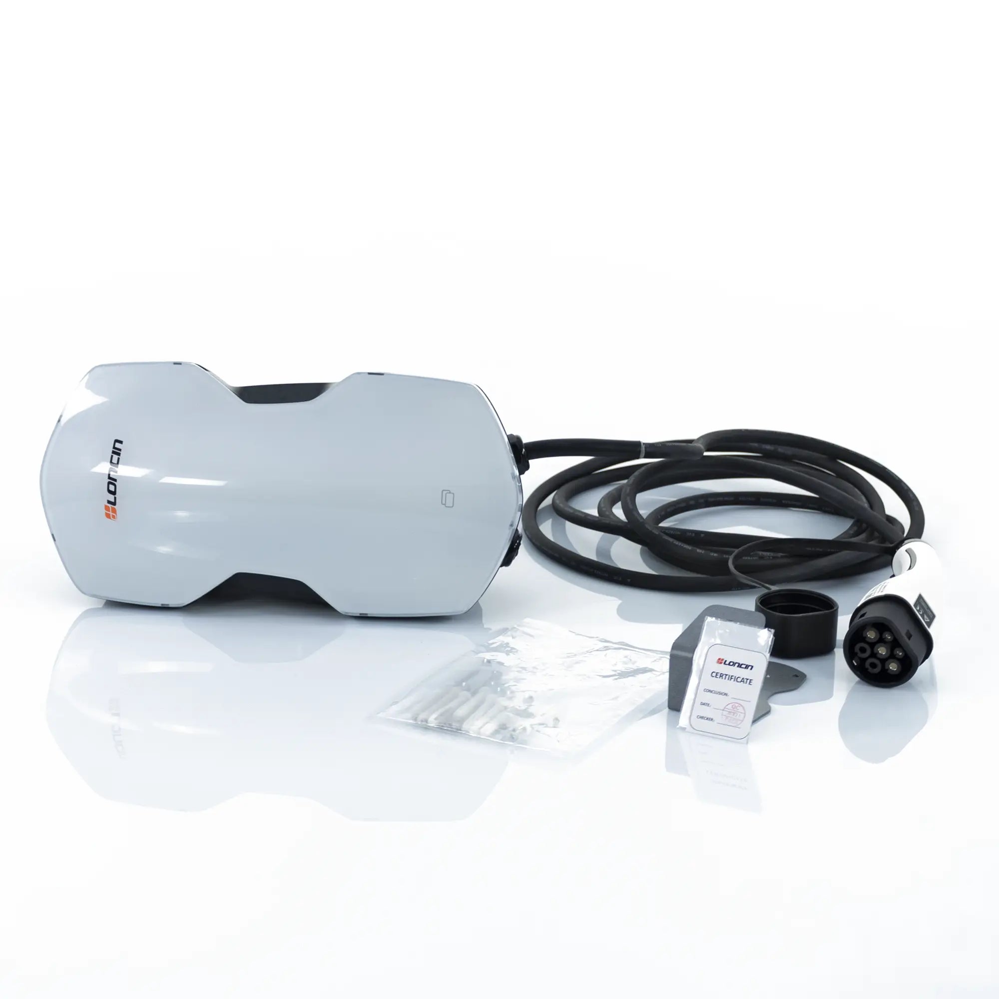 Cumpara Statie de incarcare vehicule electrice LXAC-J4-EU22/400 22kW 400V trifazat conector tip 2 cablu de incarcare 5m de la Mesterul Minune