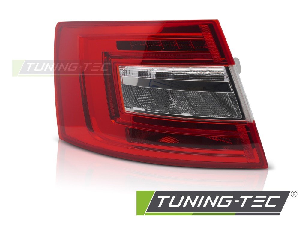 Stop Stanga RED WHITE TYC pentru SKODA OCTAVIA III 16-20 LIFTBACK - RSK04L