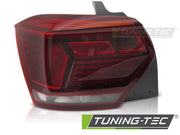 Stop TYC LED RED WHITE pentru POLO 2G HB 17-21 - RVW16L