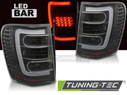 Stopuri BLACK CLEAR LED pentru CHRYSLER JEEP GRAND CHEROKEE 99-05.05 - LDCH38