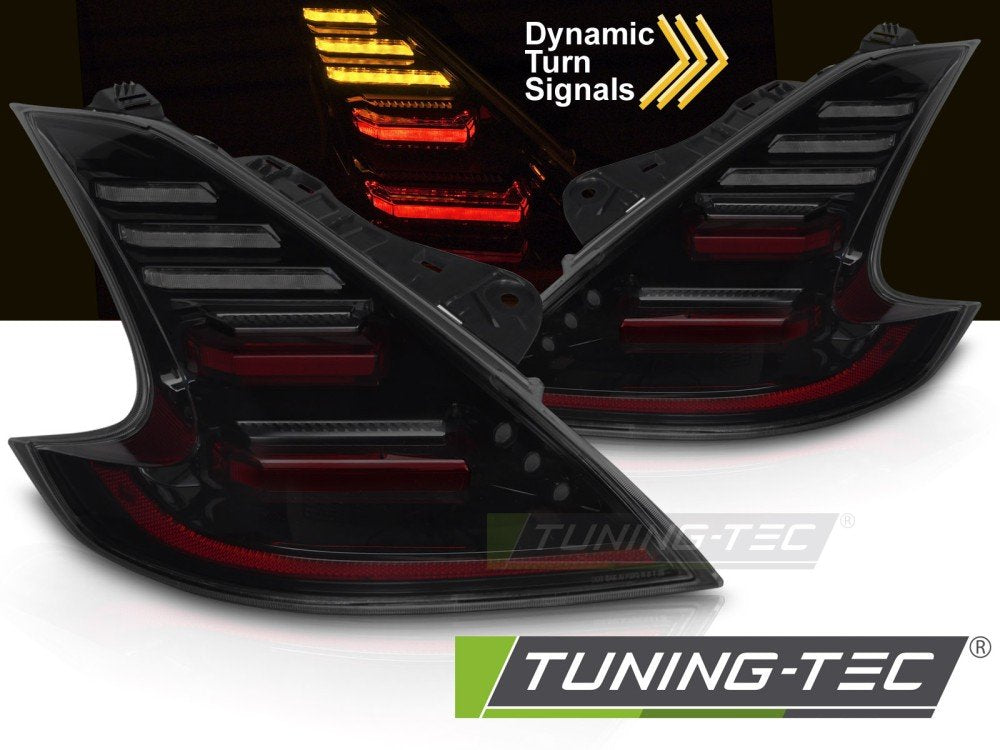 Stopuri FULL LED BLACK SMOKE pentru NISSAN 370Z 09-20 - LDNI13