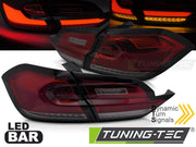 Stopuri FULL LED RED SMOKE pentru FORD FIESTA MK8 17-21 HATCHBACK - LDFO77