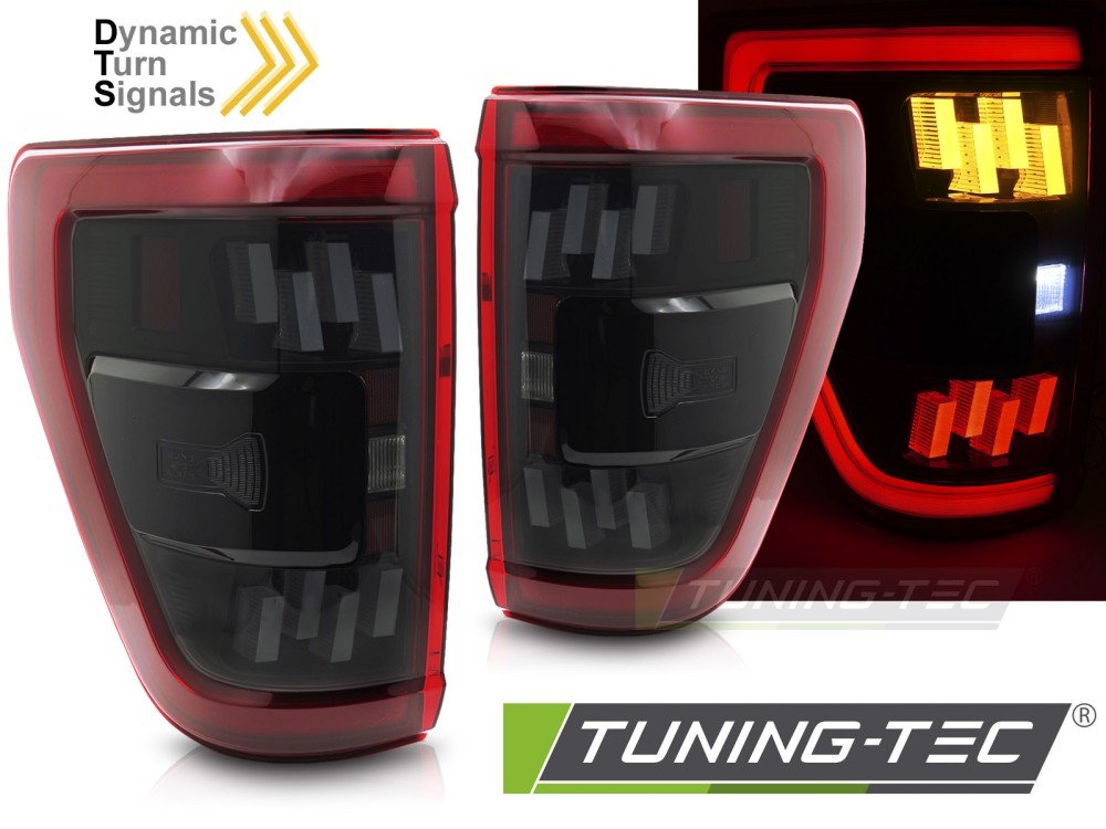 Stopuri FULL LED Rosu SEQ pentru FORD F150 MK14 20-23 - LDFOA4