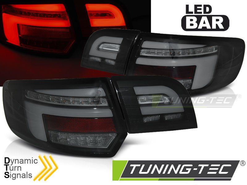 Stopuri LED BAR NEGRU SEQ pentru AUDI A3 8P 5D 08-12 - LDAUI6