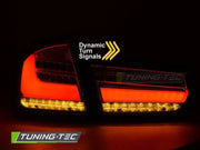 Stopuri LED BAR RED SMOKE SEQ pentru BMW F30 11-15 - LDBMJ6