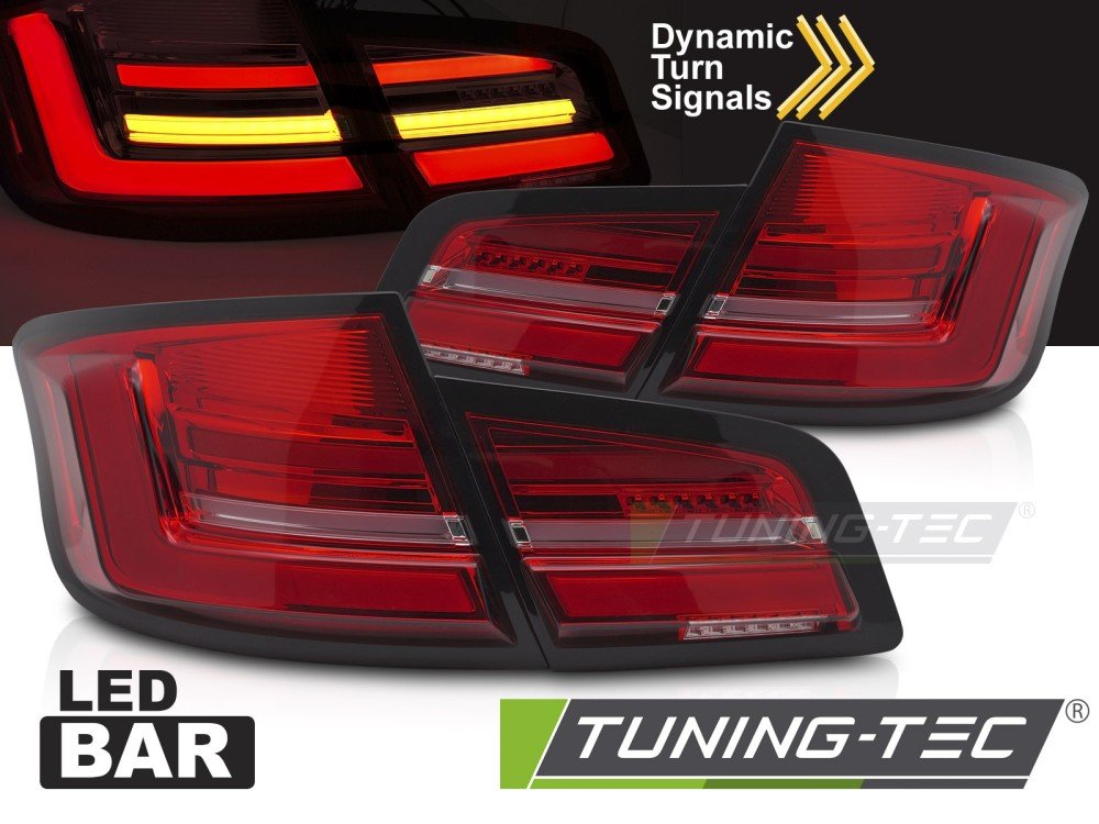 Stopuri LED BAR RED WHITE SEQ pentru BMW F10 10-13 - LDBMO7