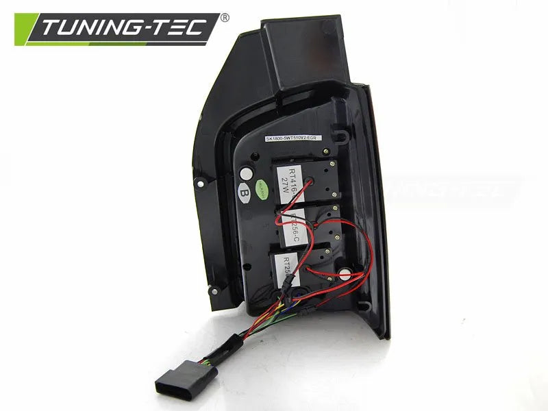 Stopuri LED BAR RED WHITE Tuning-Tec pentru VW T5 10-15 - LDVWL6