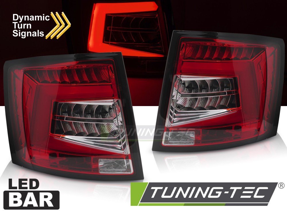 Stopuri LED BAR RED WHITE pentru SKODA OCTAVIA III 16-20 SW OEM LED - LDSK24