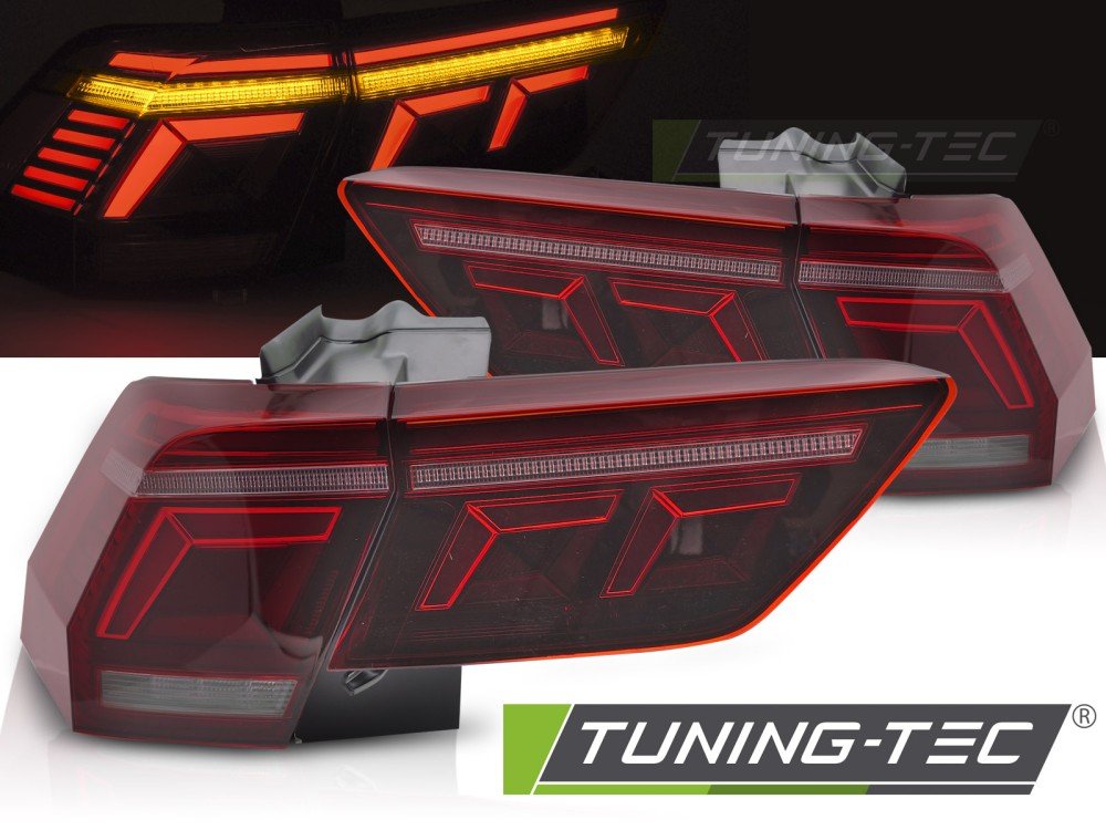 Stopuri LED BAR RED pentru VW TIGUAN II 20-24 - LDVWX2