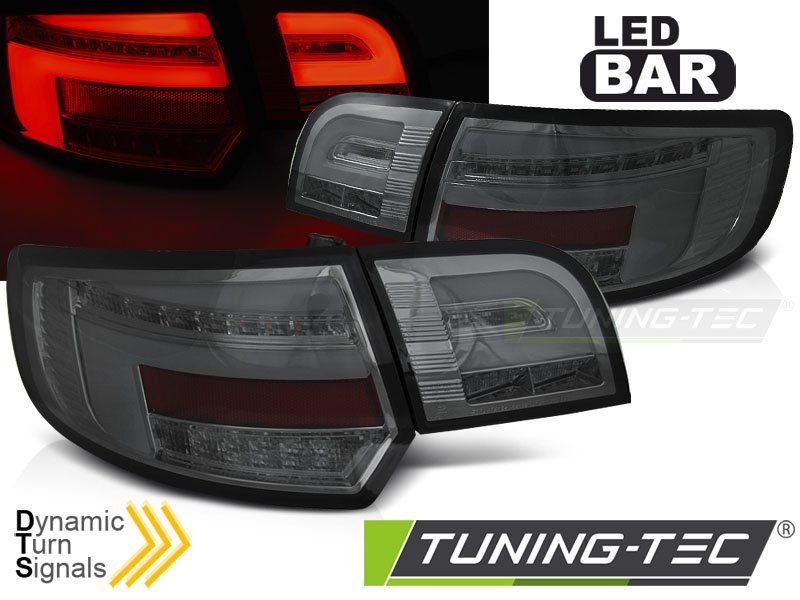 Stopuri LED BAR SMOKE SEQ pentru AUDI A3 8P 5D 08-12 - LDAUI5