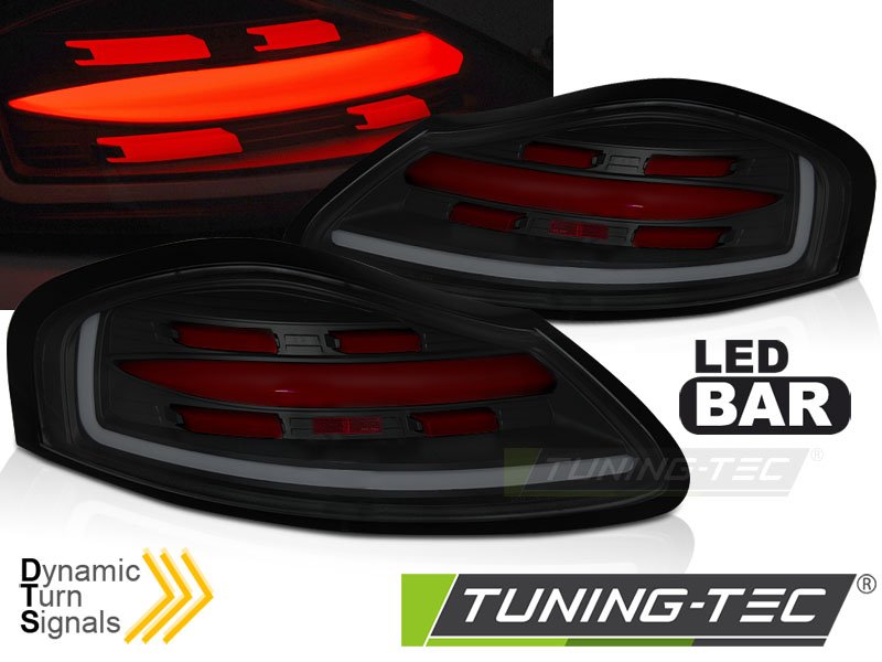 Stopuri LED BAR SMOKE SEQ pentru PORSCHE BOXSTER 986 96-04 - LDPO43