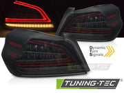 Stopuri LED BAR SMOKE pentru SUBARU WRX 14-21 - LDSU12