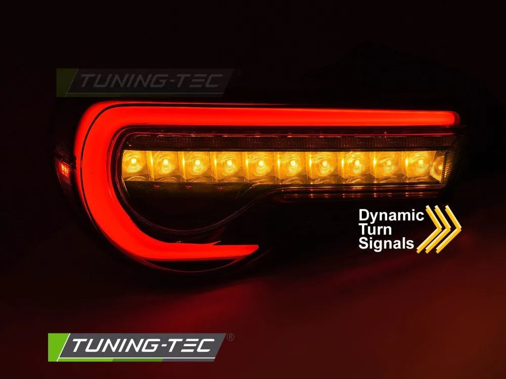 Stopuri LED BAR SMOKE pentru TOYOTA GT86 12-21 - LDTO54