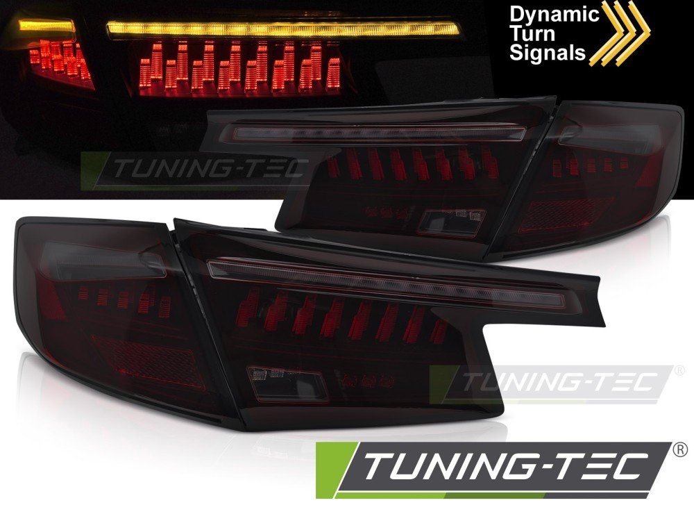 Stopuri LED BLACK RED SMOKE pentru HONDA CIVIC XI 21- HATCHBACK - LDHO11