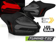 Stopuri LED BLACK SMOKE Tuning-Tec pentru FORD FOCUS 3 15-18 HATCHBACK - LDFO68