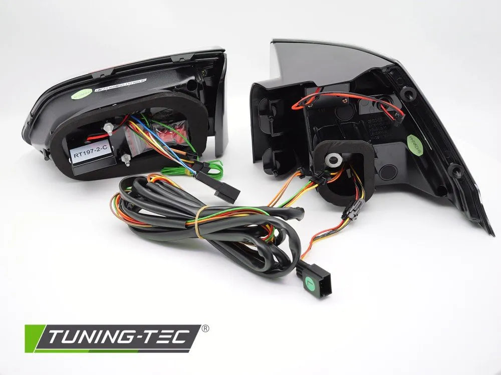 Stopuri LED BLACK SMOKE W/RED SEQ pentru VW GOLF 7 13-17 SW - LDVWT7