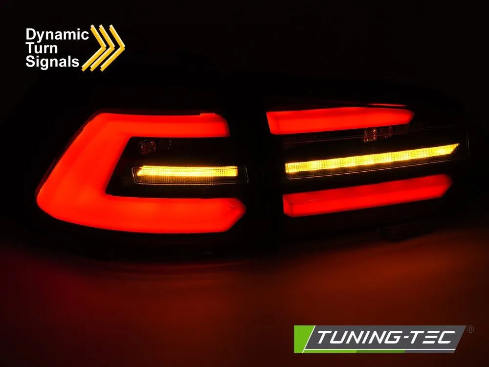 Stopuri LED BLACK W/RED SEQ pentru VW GOLF 7 13-17 SW - LDVWT6