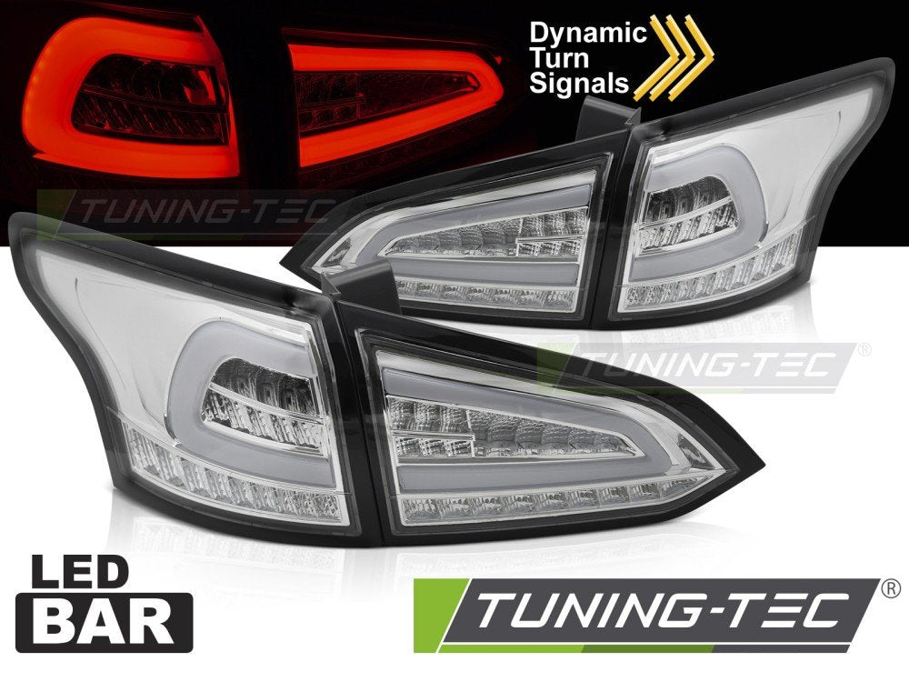 Stopuri LED CHROME SEQ pentru FORD FOCUS MK 3 SW 11-18 - LDFO79