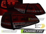 Stopuri LED RED SMOKE SEQ Tuning-Tec pentru VW GOLF 7 13-17 - LDVWM4