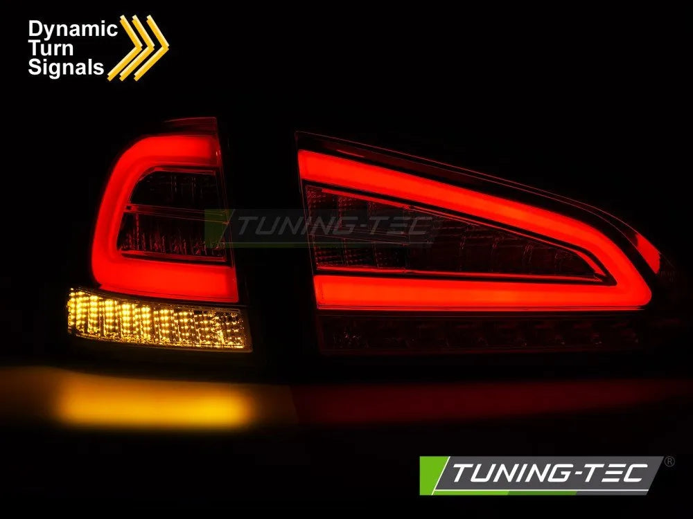 Stopuri LED RED SMOKE SEQ pantru FORD FOCUS MK 3 SW 11-18 - LDFO82
