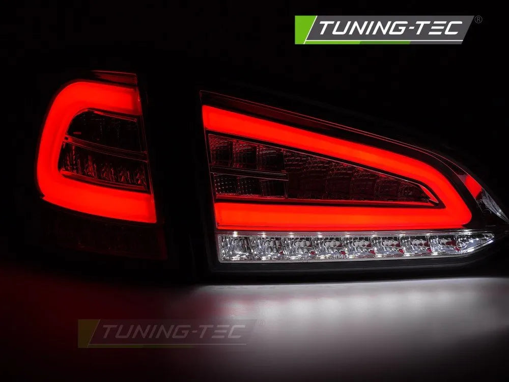Stopuri LED RED SMOKE SEQ pantru FORD FOCUS MK 3 SW 11-18 - LDFO82