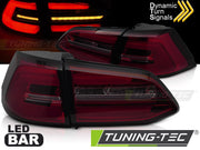 Stopuri LED RED SMOKE SEQ pentru VW GOLF 7 13-17 SW - LDVWS6