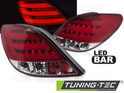 Stopuri LED RED WHITE BAR pentru PEUGEOT 207 3D/5D 05.06-06.09 - LDPE25