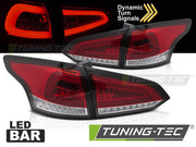 Stopuri LED RED WHITE SEQ pentru FORD FOCUS MK 3 SW 11-18 - LDFO81