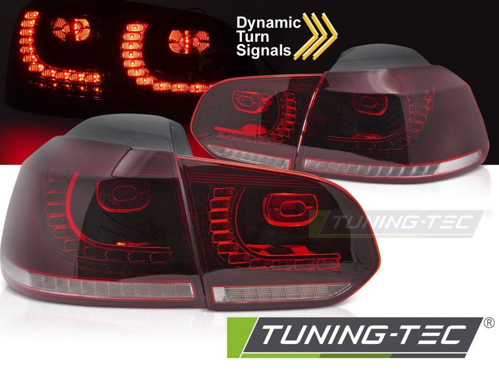 Stopuri LED RED WHITE SEQ pentru VW GOLF 6 08-13 - LDVWU7