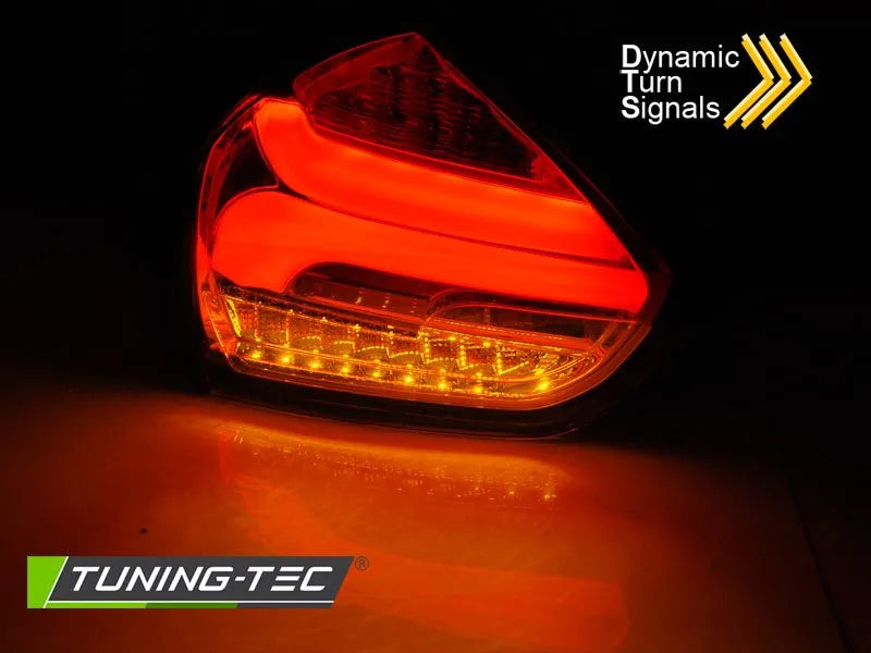 Stopuri LED RED WHITE Tuning-Tec pentru FORD FOCUS 3 15-18 HATCHBACK - LDFO64